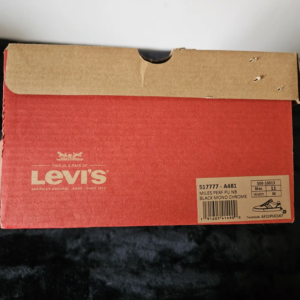 Levi's Black Sneakers Low-Top Canvas